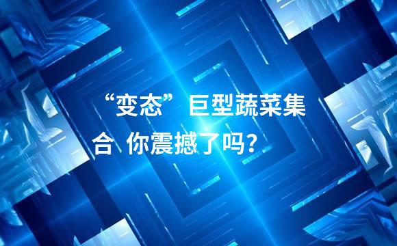 “变态”巨型蔬菜集合  你震撼了吗？